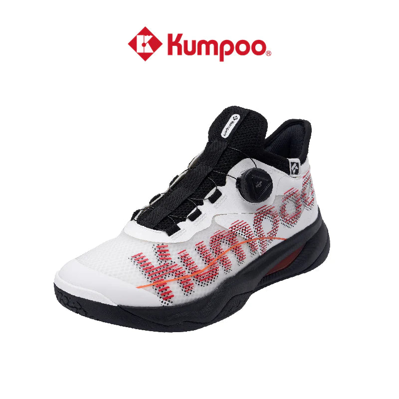 (Clearance) Kumpoo KH-G826S Badminton Shoes Black/White/Red