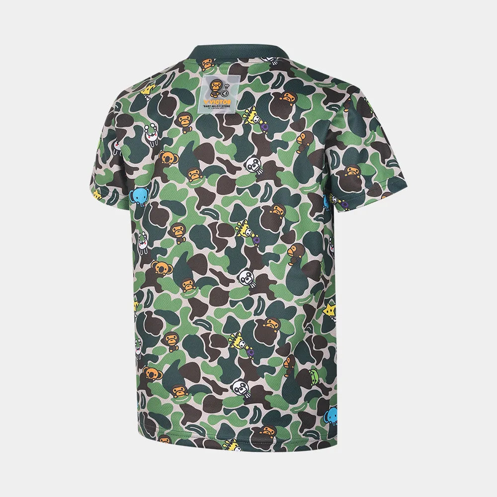 VICTOR x BABY MILO Junior Knitted T-Shirt T-504JRBM Green