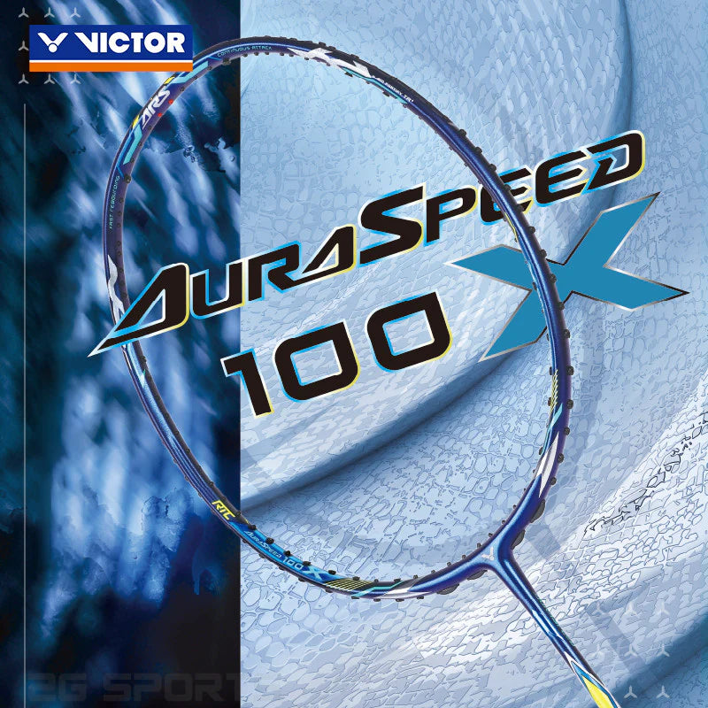 Victor AuraSpeed 100X B Deep Sea Blue Badminton Racquet