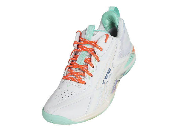 (Clearance) Victor 2024 Badminton Shoes A970NL AG White/Brook Green