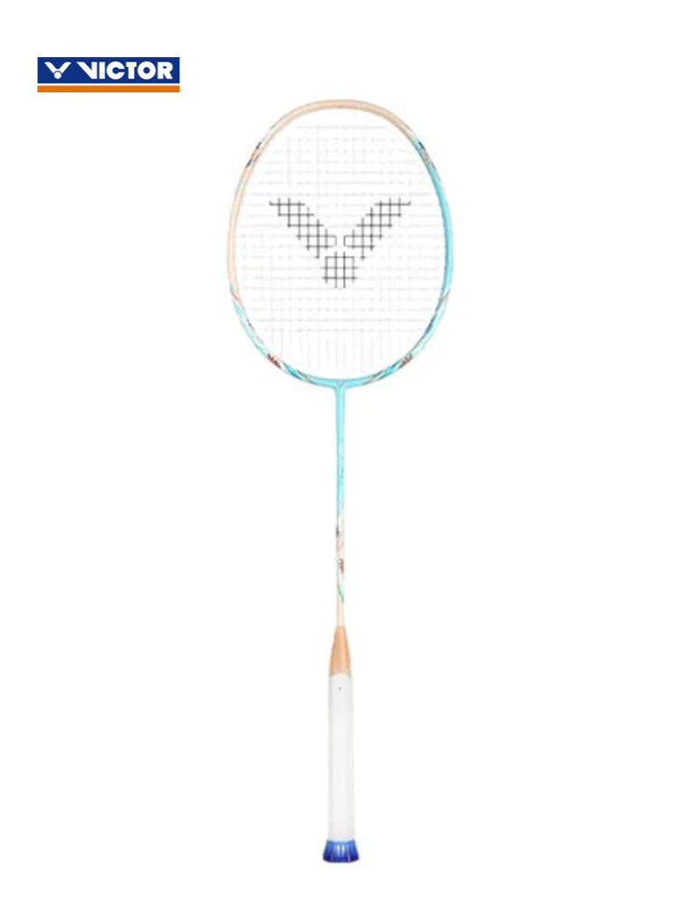 (EOFY SALE) Victor Thruster Ryuga Muse F Badminton Racquet 5UG6 Cyan Blue