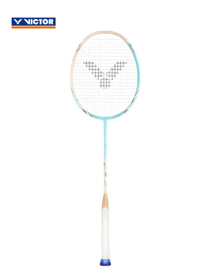 (EOFY SALE) Victor Thruster Ryuga Muse F Badminton Racquet 5UG6 Cyan Blue