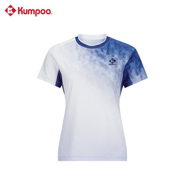 Kumpoo Apparel Women K241W-1037 T-Shirt Blue (See Size Chart)