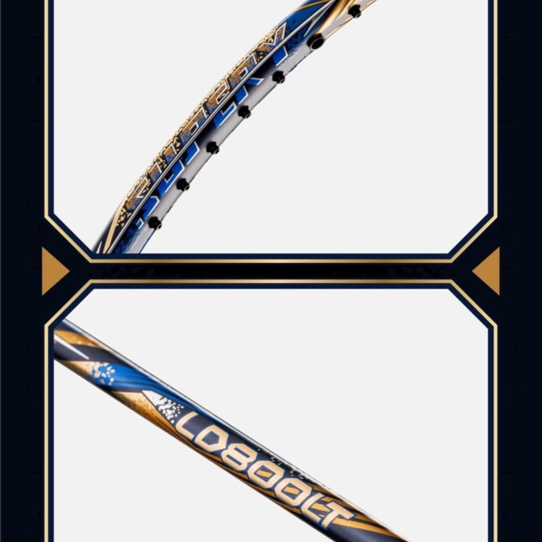 OGKIL LD800LT Badminton Racket 4UG6 Blue/Gold