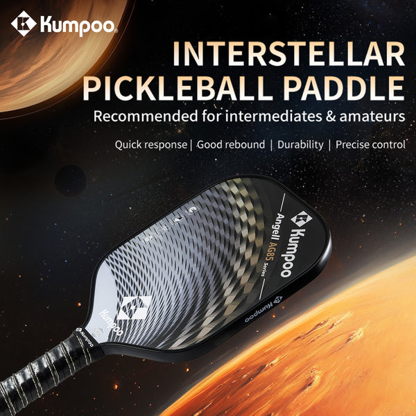 Kumpoo Angellag85 14mm Pickleball Paddle Yellow