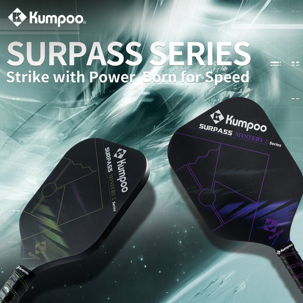 Kumpoo Surpass Mystery2 16mm Pickleball Paddle and Ball Set
