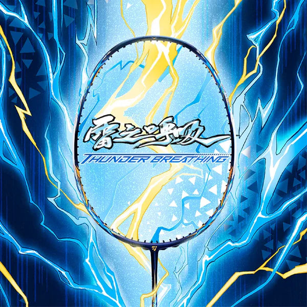OGKIL Thunder Breathing Badminton Racquet 4UG6 Blue - Speed