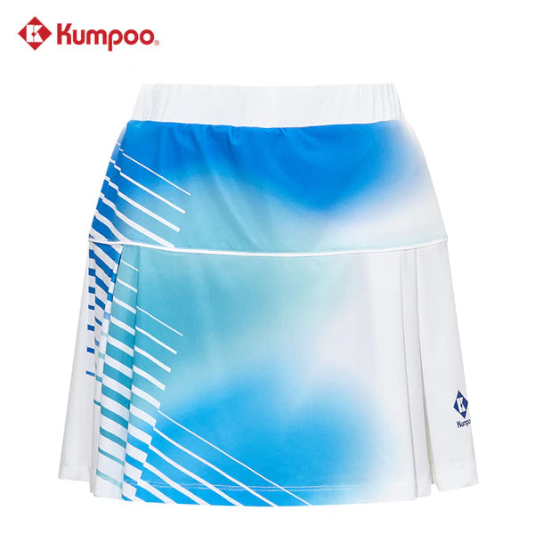 Kumpoo Apparel Women KP-423 Skirt White (See Size Chart)