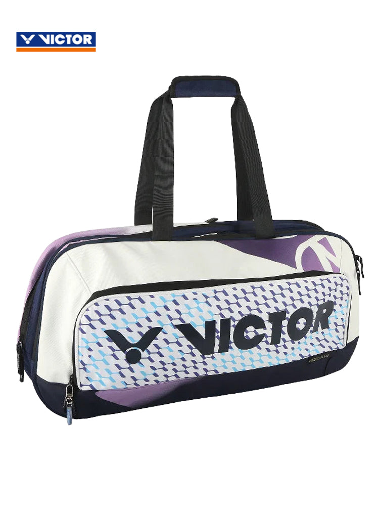 Victor Rectangular Badminton Racket Bag BR9613 AJ White/ Purple