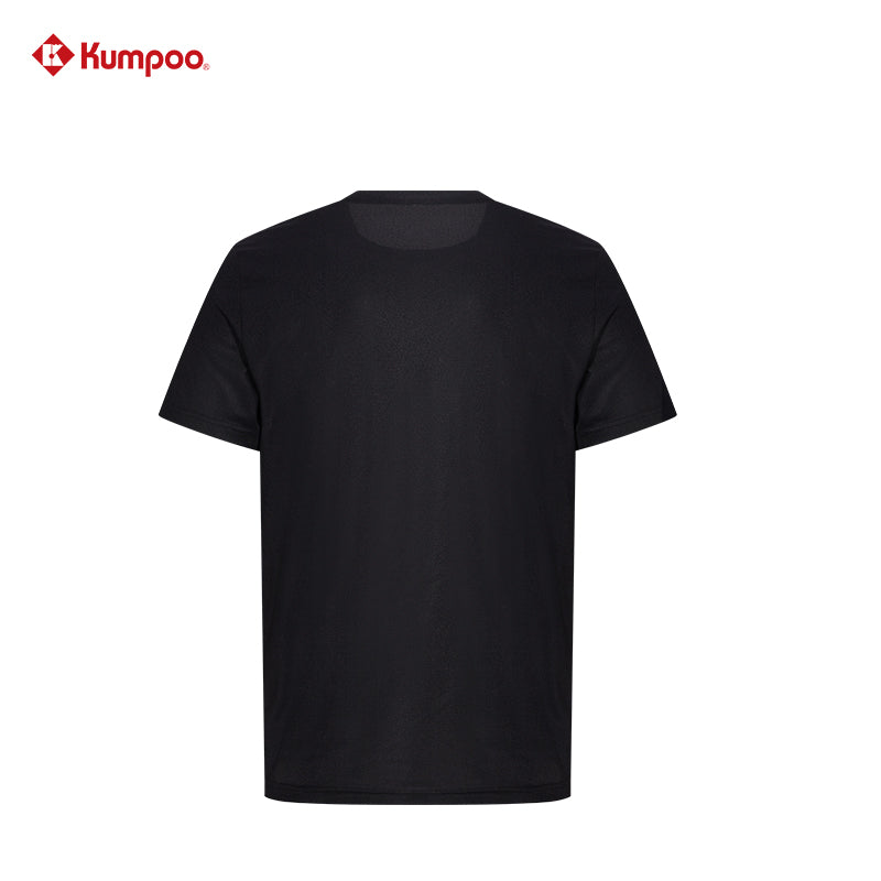 Kumpoo Apparel Unisex KW-3002 T-Shirt Black (See Size Chart)