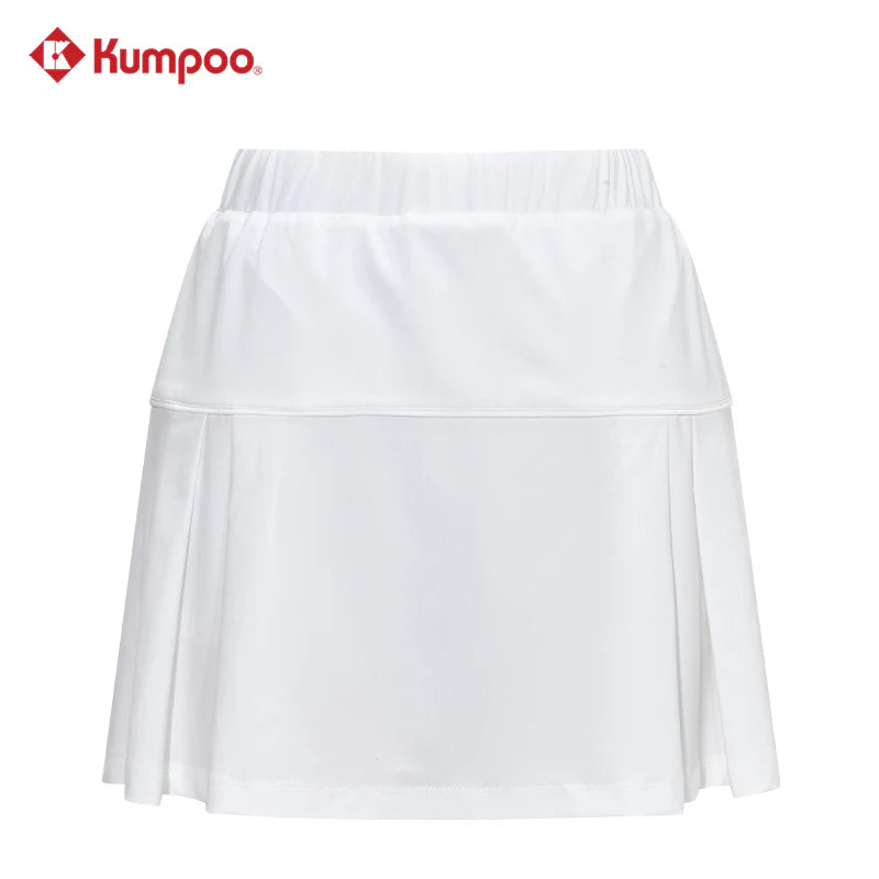 Kumpoo Apparel Women KP-423 Skirt White (See Size Chart)