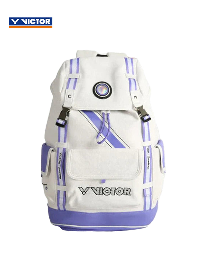 Victor × ZSW Backpack BR5056ZSW White/Purple