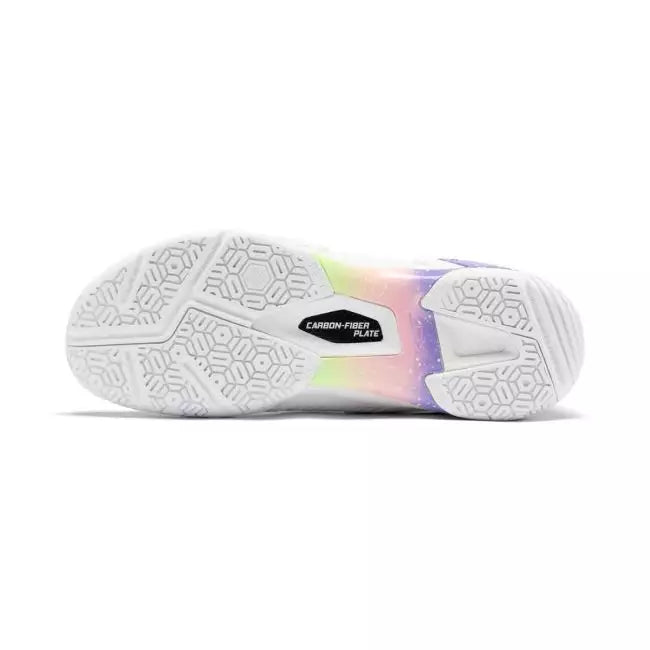 Li-Ning Axforce LT-01 Pro Badminton Shoes AYAT009-1 Standard Feet White/Blue Purple
