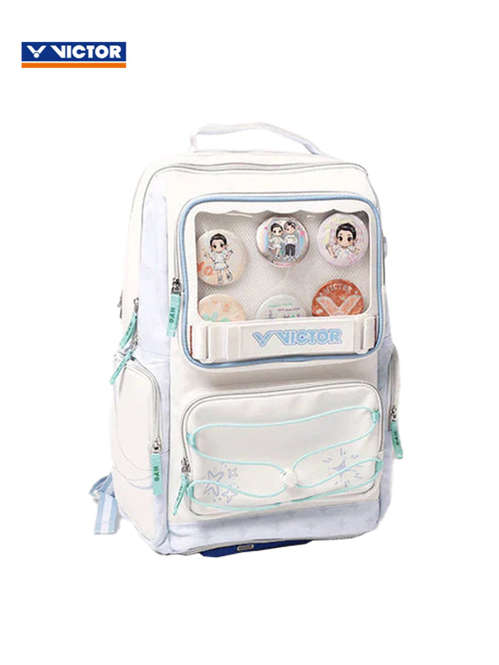Victor × HYQ Backpack BR5058HYQ White/Blue