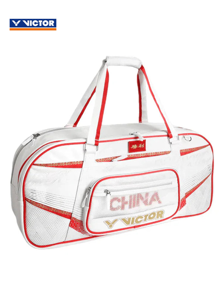 (EOFY SALE) Victor Rectangular Racket Bag(6pcs) BR5642EX A White