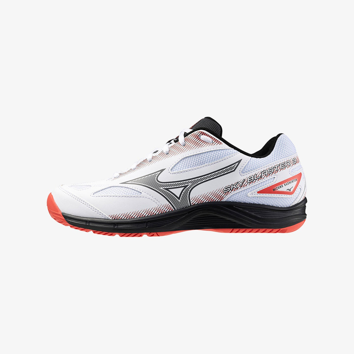 Mizuno Wave Sky Blaster 3 羽毛球鞋 白/黑/卡宴