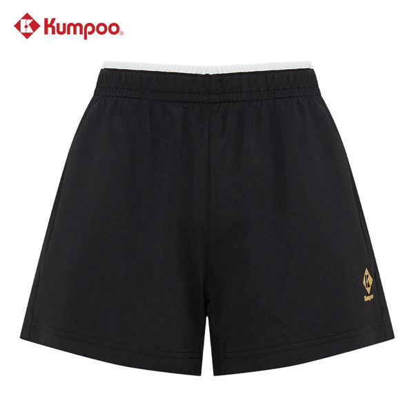 Kumpoo Apparel Women KP-4223 Short Black (See Size Chart)