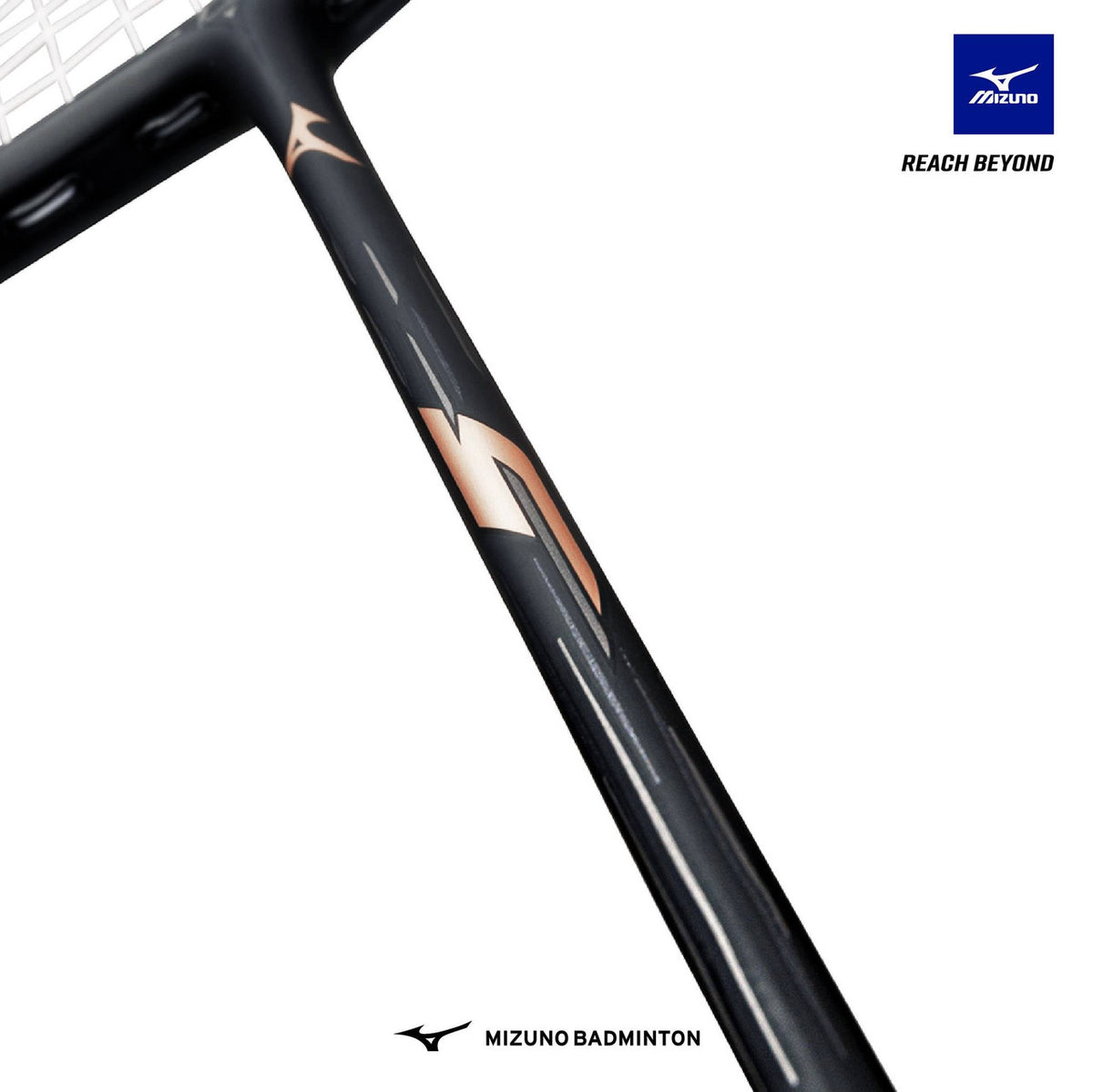 Mizuno Acrospeed 0 Badminton Racquet 4UG6 Black/ Silver/ Red Gerbera Foil