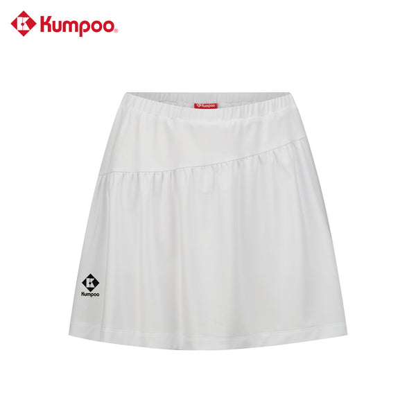 Kumpoo Apparel Women K241W-7042 Skirt White (See Size Chart)