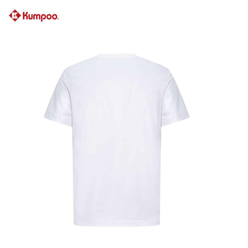 Kumpoo Apparel Unisex KW-3002 T-Shirt White (See Size Chart)