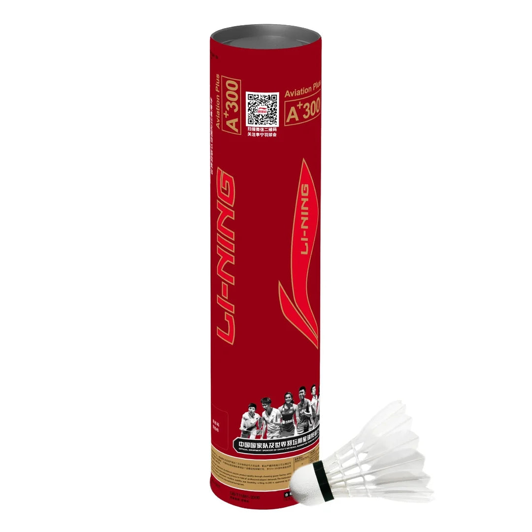 Li-Ning Shuttlecocks A+300 BWF Approved Tournament Grade One Dozen