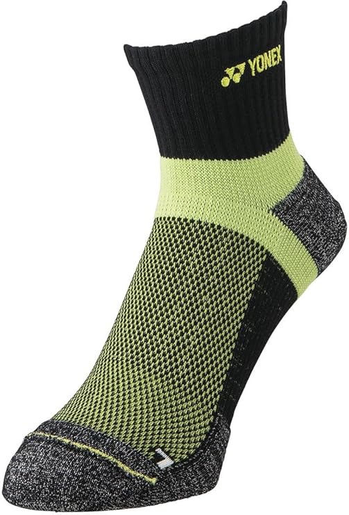 Yonex Unisex Tennis/Badminton Quarter Socks 19232EX Black