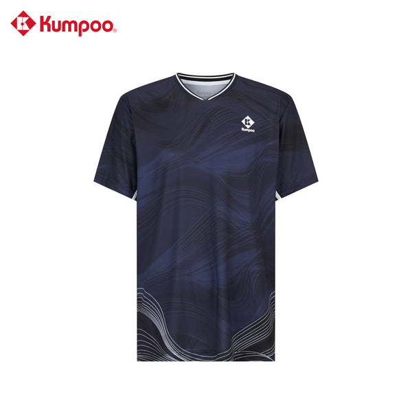 Kumpoo Apparel Men K241M-1038 T-Shirt Blue (See Size Chart)