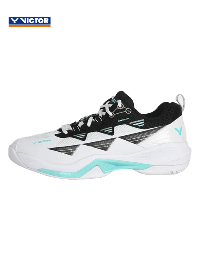 (Clearance 55%OFF) Victor C90HP AC Badminton Shoes White/Black UNISEX