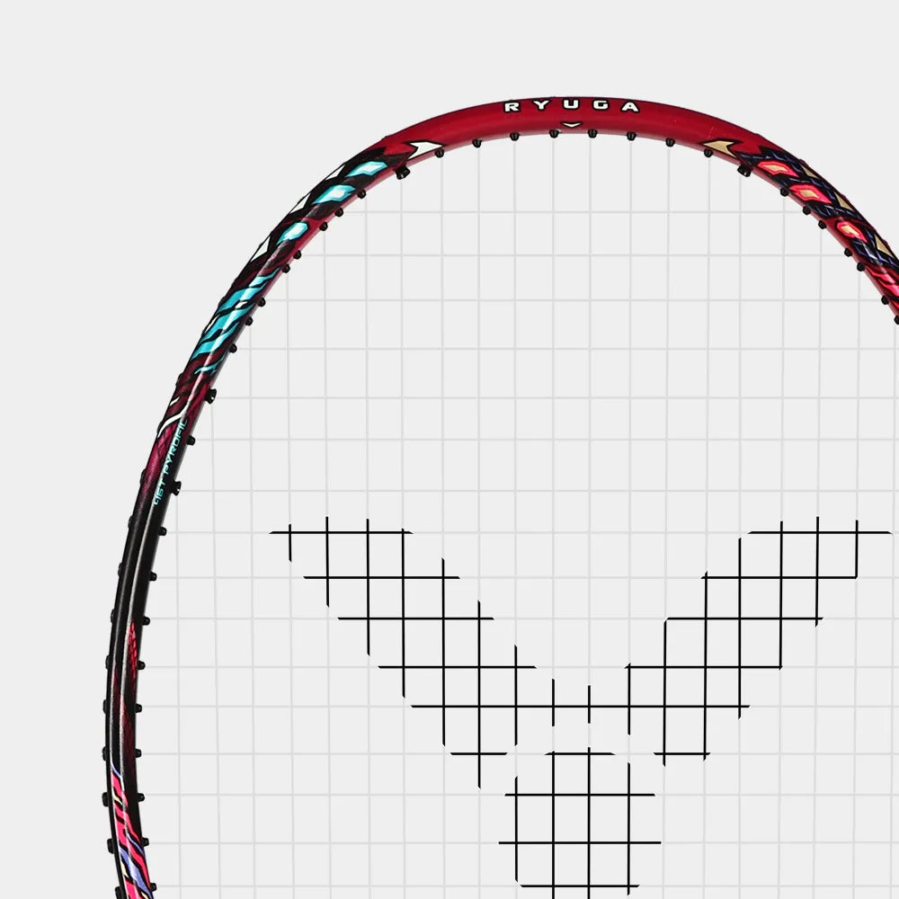 Victor Thruster Ryuga III CQ Badminton Racquet Black/Pink