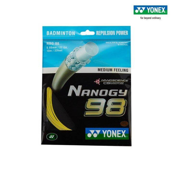 Yonex String Nanogy 98 Cosmic Gold Single Pack 10M