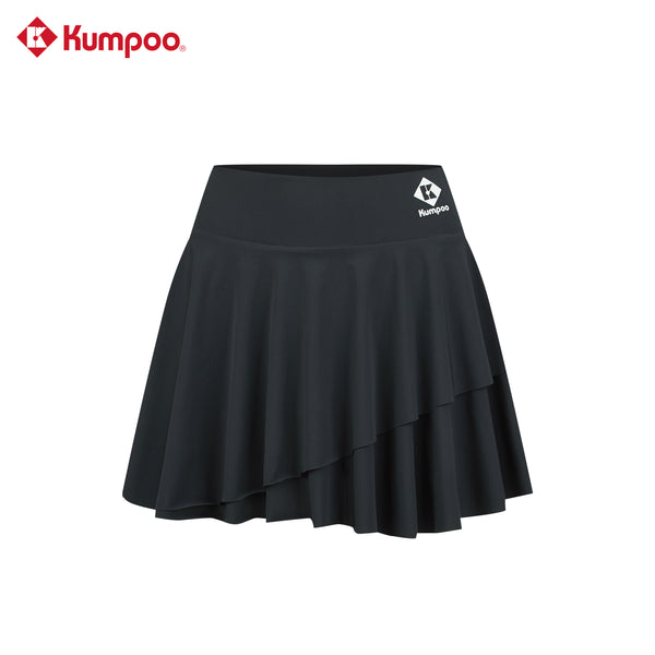 Kumpoo Apparel Women K241W-7109 Skirt Black (See Size Chart)