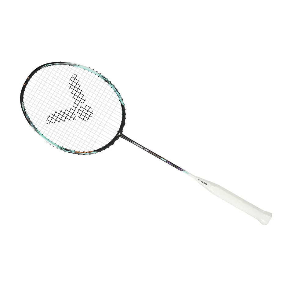 (EOFY SALE) Victor AuraSpeed 90K Metallic Badminton Racquet 3UG5 Silver/Green