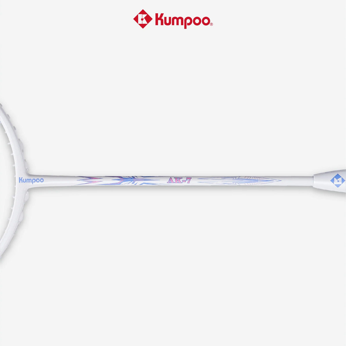 Kumpoo AK-7 Badminton Racket 5UG5 White (All Set)