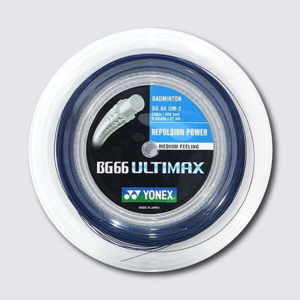Yonex BG66 Ultimax Badminton String Pearl Navy 200M