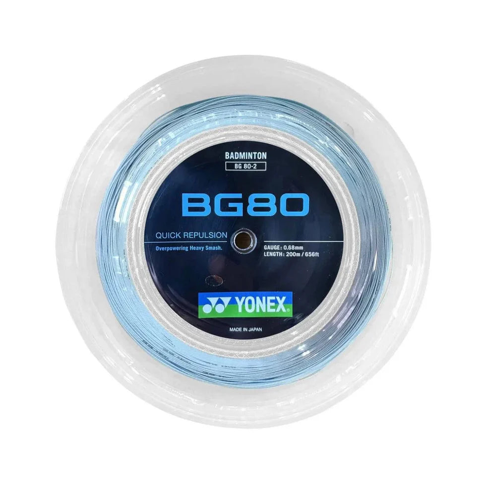 Yonex BG80 Badminton String (200m Coil)