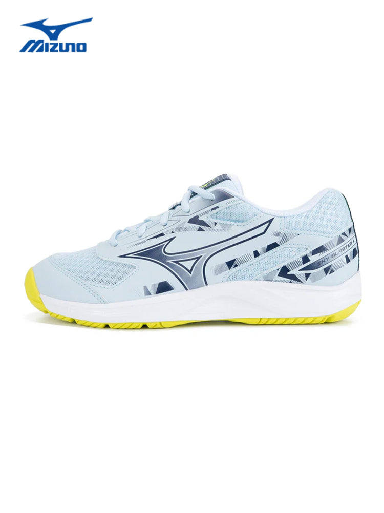 (Clearance) Mizuno Wave Sky Blaster 4 Badminton Shoes Ice Water/White/Lightning Yellow
