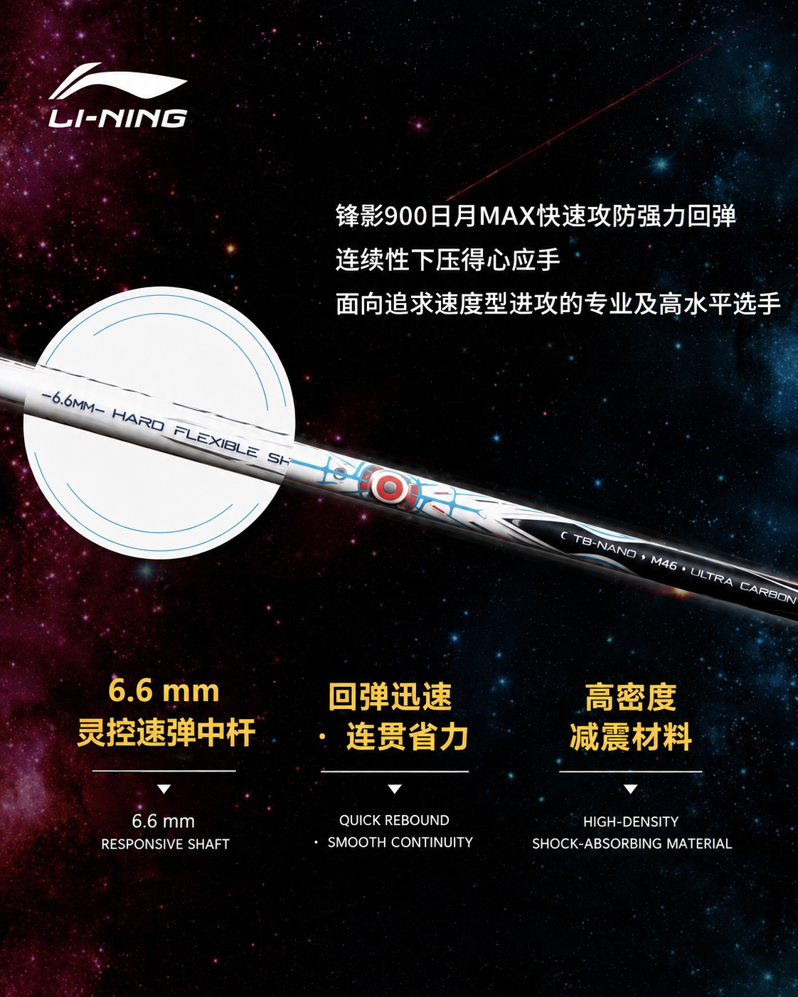 Li-Ning Badminton Racquet Bladex 900Max