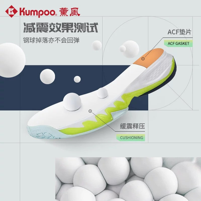 Kumpoo Badminton Shoes KH-G828 Light Blue/Navy Blue