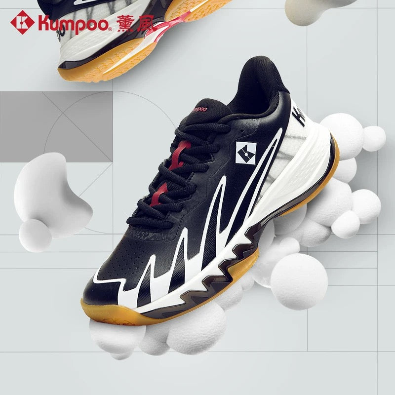 Kumpoo Badminton Shoes KH-G828 Black/White