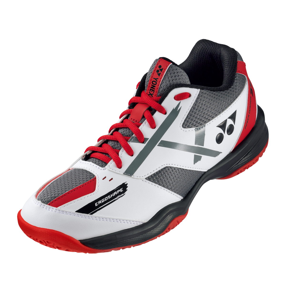 Yonex Power Cushion 39 宽羽毛球鞋 白色/红色
