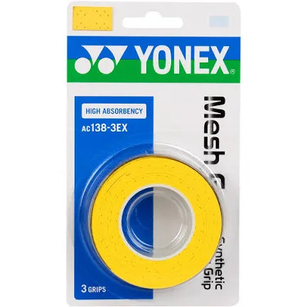 Yonex Mess Grap Grip AC138-3EX Pack of 3