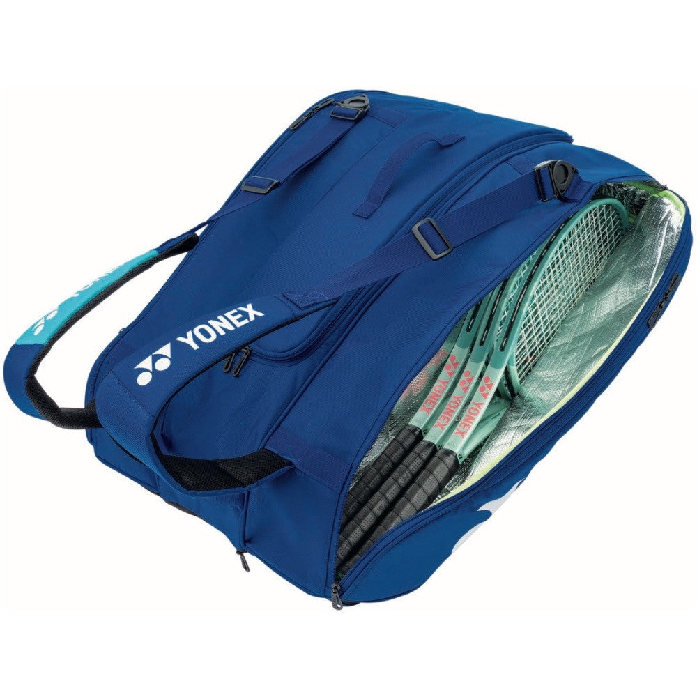 Yonex 2024 Pro 球拍包 (12 件) BA924212 钴蓝色
