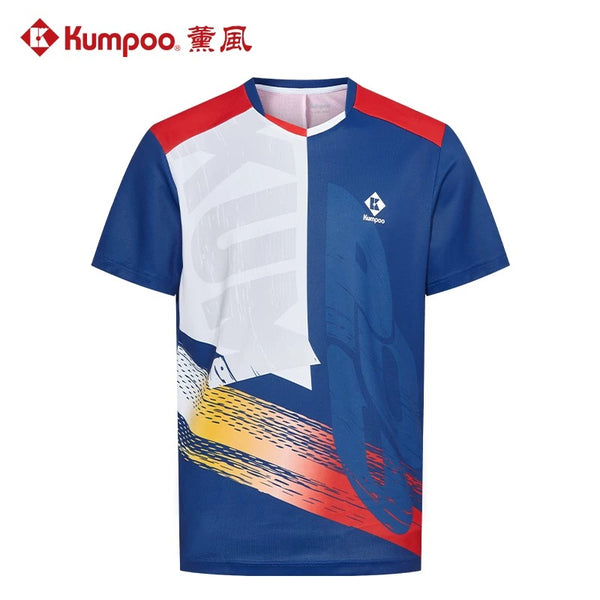 Kumpoo Apparel 男式 KW-4115 蓝色（查看尺码表） 