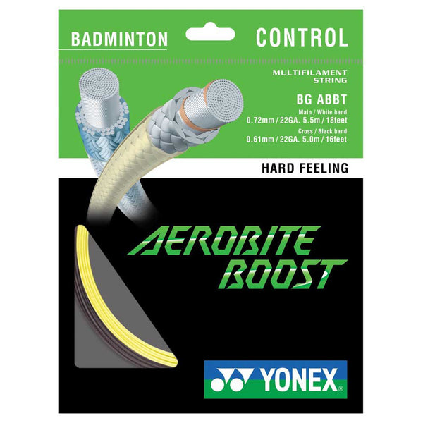 Yonex String Aerobite Boost Gray/Yellow Single Pack 10M