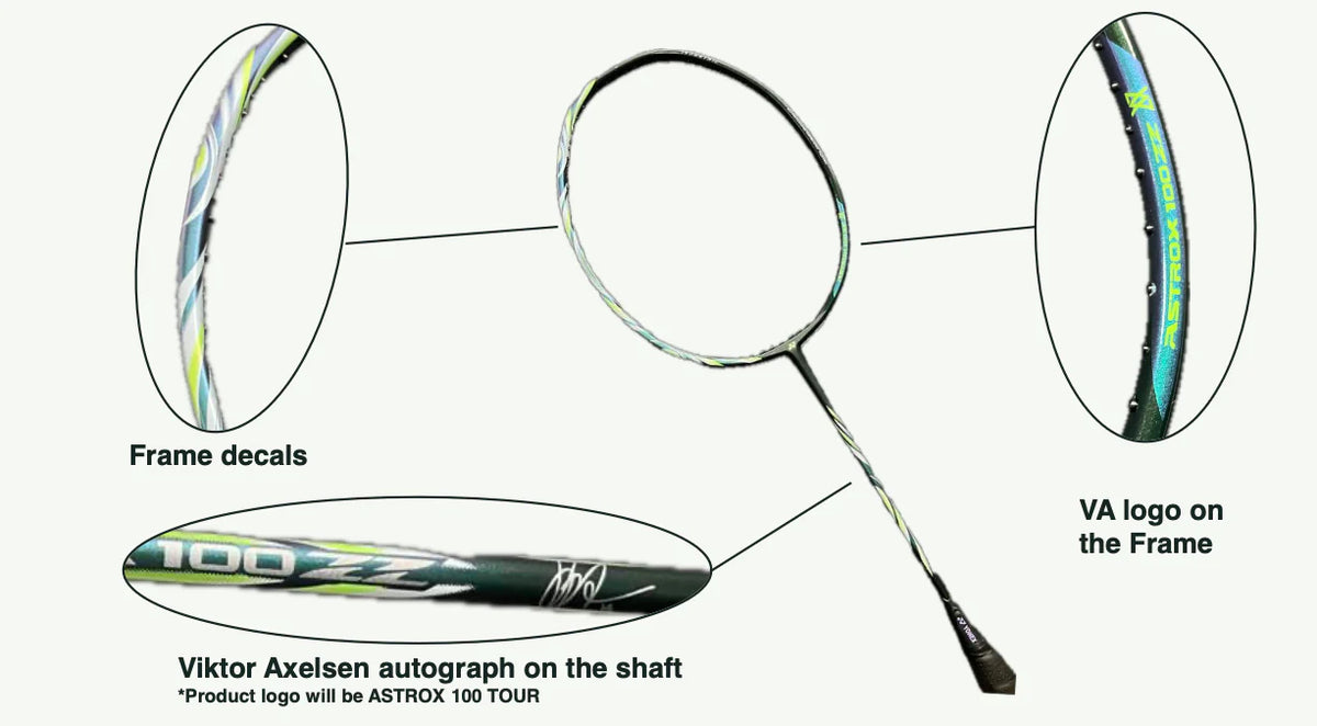 Yonex 2025 Astrox 100VA Tour Badminton Racquet Dark Olive