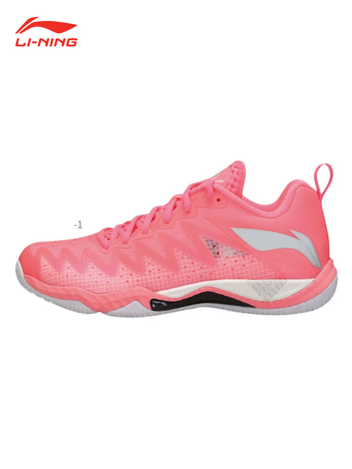 Li-Ning Gyrfalcon V HY-05 Professional Unisex Badminton Shoes AYAU007-1 Neon Rose Pink