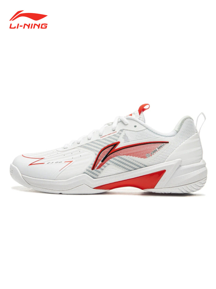 Li-Ning Halberd 2.0 Professional Unisex Badminton Shoes AYZU019-1 Standard White/Fire Red