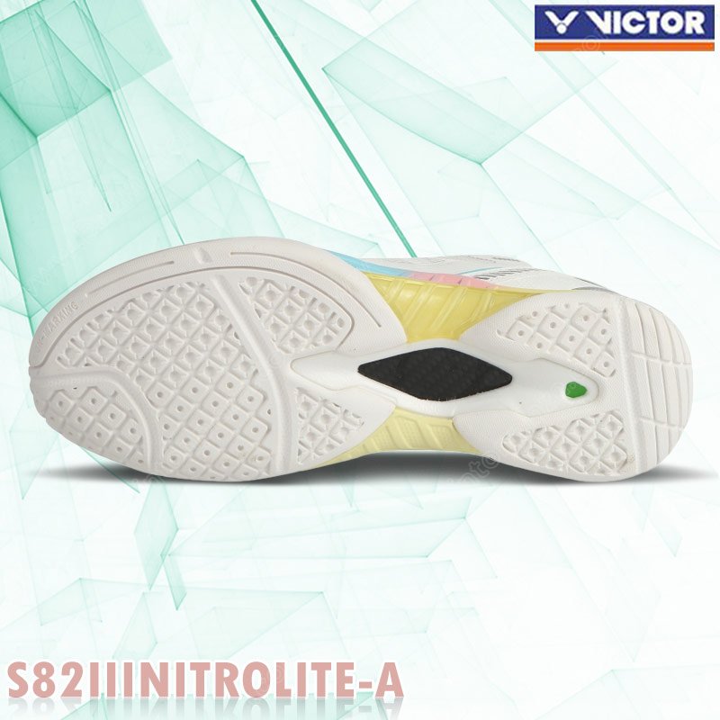 Victor 2024 S82III Nitro Lite A Badminton Shoes Brilliant White Unisex