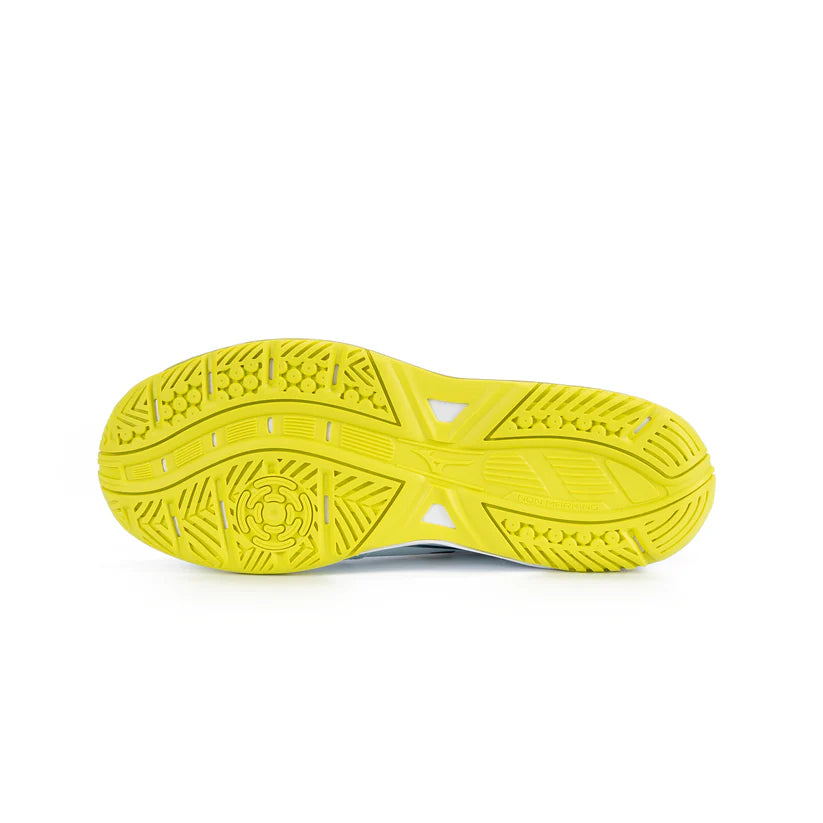 (Clearance) Mizuno Wave Sky Blaster 4 Badminton Shoes Ice Water/White/Lightning Yellow