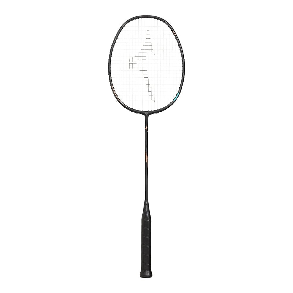 Mizuno Acrospeed 0 Badminton Racquet 4UG6 Black/ Silver/ Red Gerbera Foil